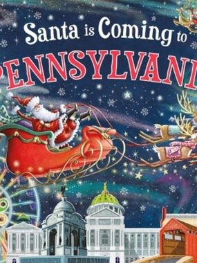 Santa Is Coming to Pennsylvania Holiday Book-